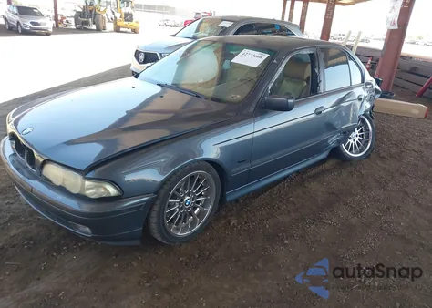 2000 BMW 540I z USA, uszkodzony, nr VIN WBADN5348YGC95186